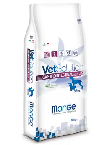 MONGE DRY VETSOLUTION Hrană uscată pentru intestine de câini 12 kg