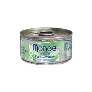 MONGE DOG NATURAL Chicken with vegetable 95gr