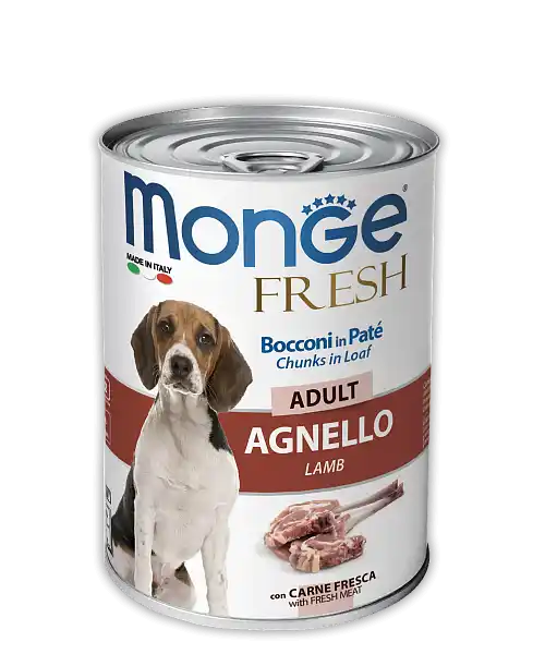 MONGE DOG FRESH ADULT lamb 400 гр.
