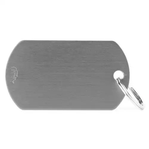 Medalion MILITAR L ALUMINIU GRI BASIC