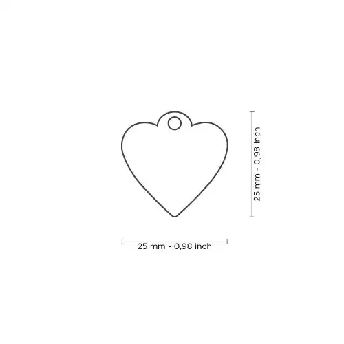 medalion INIMĂ MICĂ CU SLĂBITOR AUR