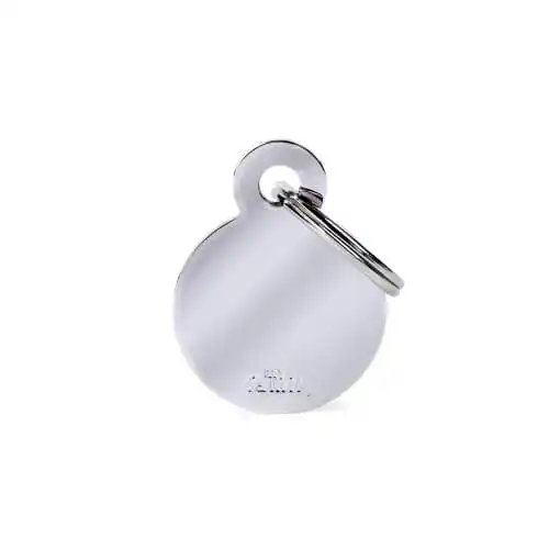 Медальон SMALL ROUND CHROME PLATED BRASS