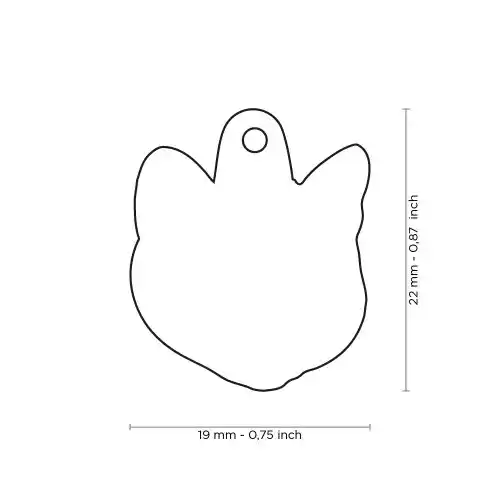 Медальон RED EUROPEAN SHORTHAIR