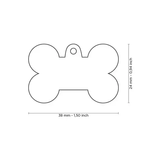 Медальон BIG BONE GLAM GOLD