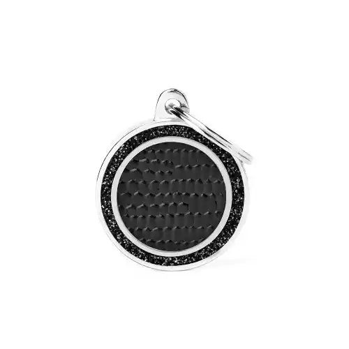 medalion CERC MEDIU SAINT TROPEZ NEGRU