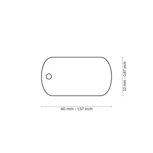 Medalion Țeavă de pușcă din alamă militară de bază