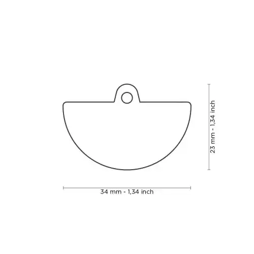 Medalion PEPENE VERDE MÂNCARE