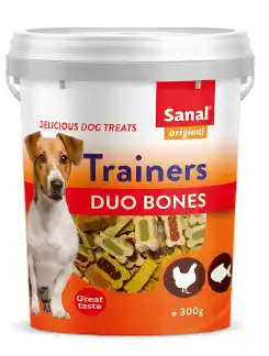 Купить  Печенье и бисквиты - SANAL Dog Trainers Duo Bones 300g..