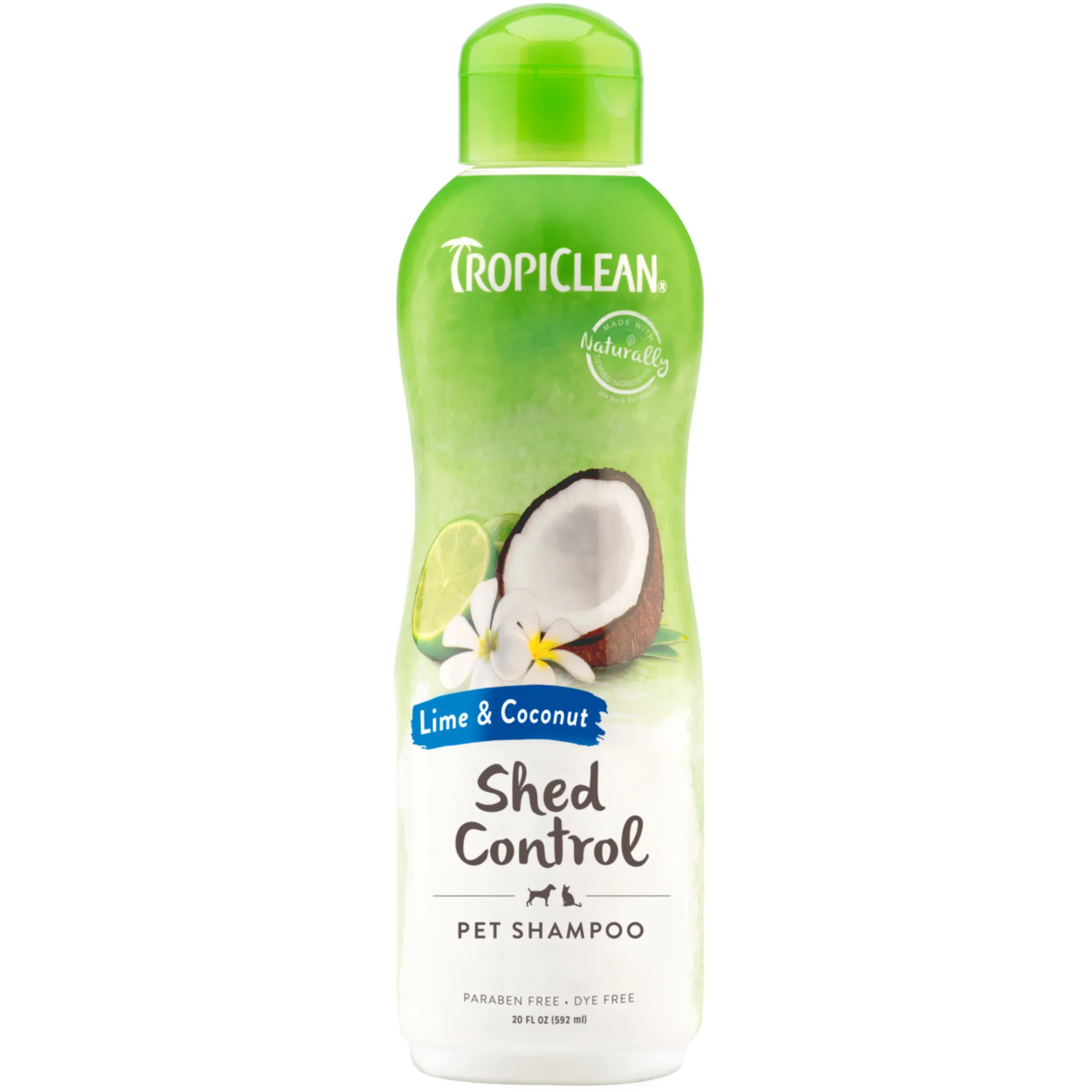 TropiClean Shampoo Shed Control Lime and Coconut