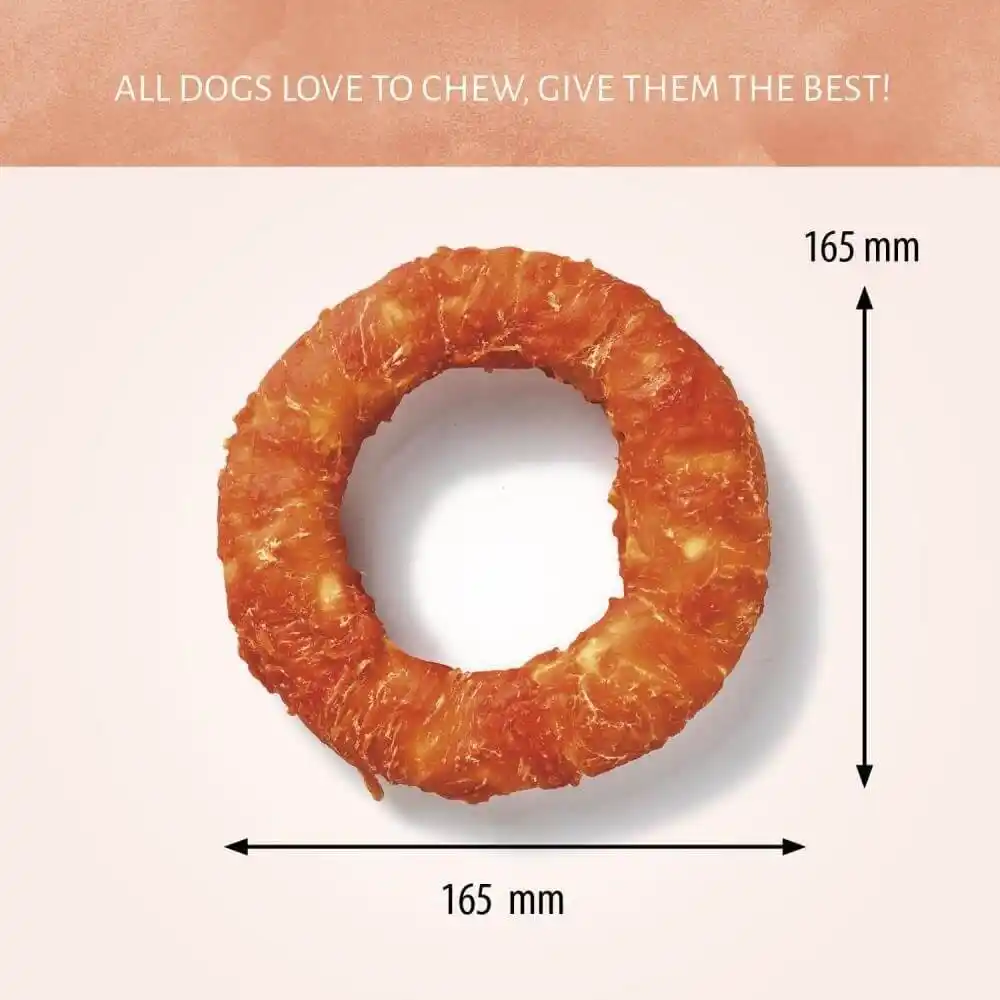 Antos Raw Hide White + Chicken Ring 6,5″ 1 pc