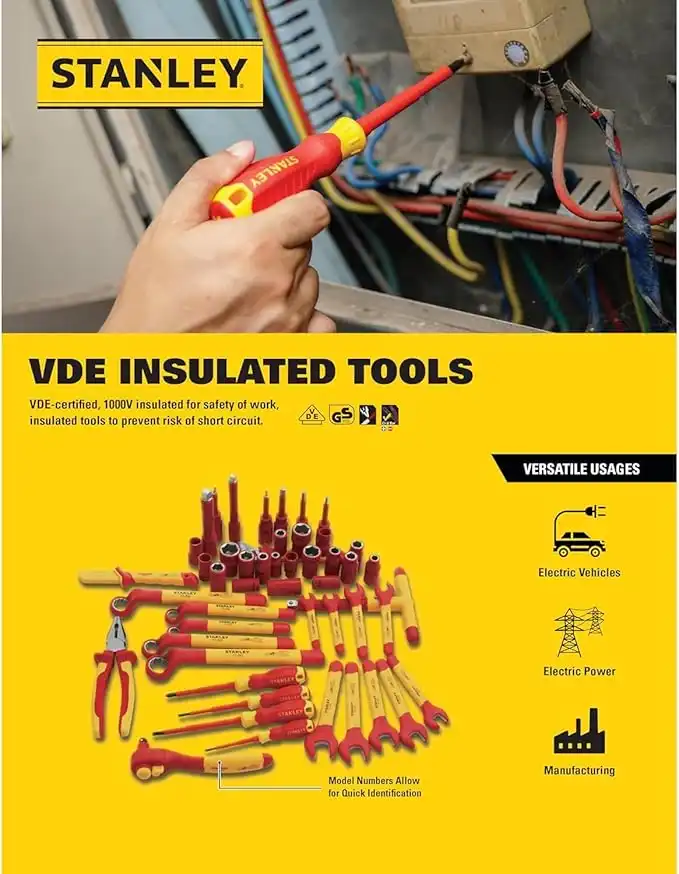 Șurubelniță Stanley Fatmax PH2x125mm VDE 1000V 0-65-416