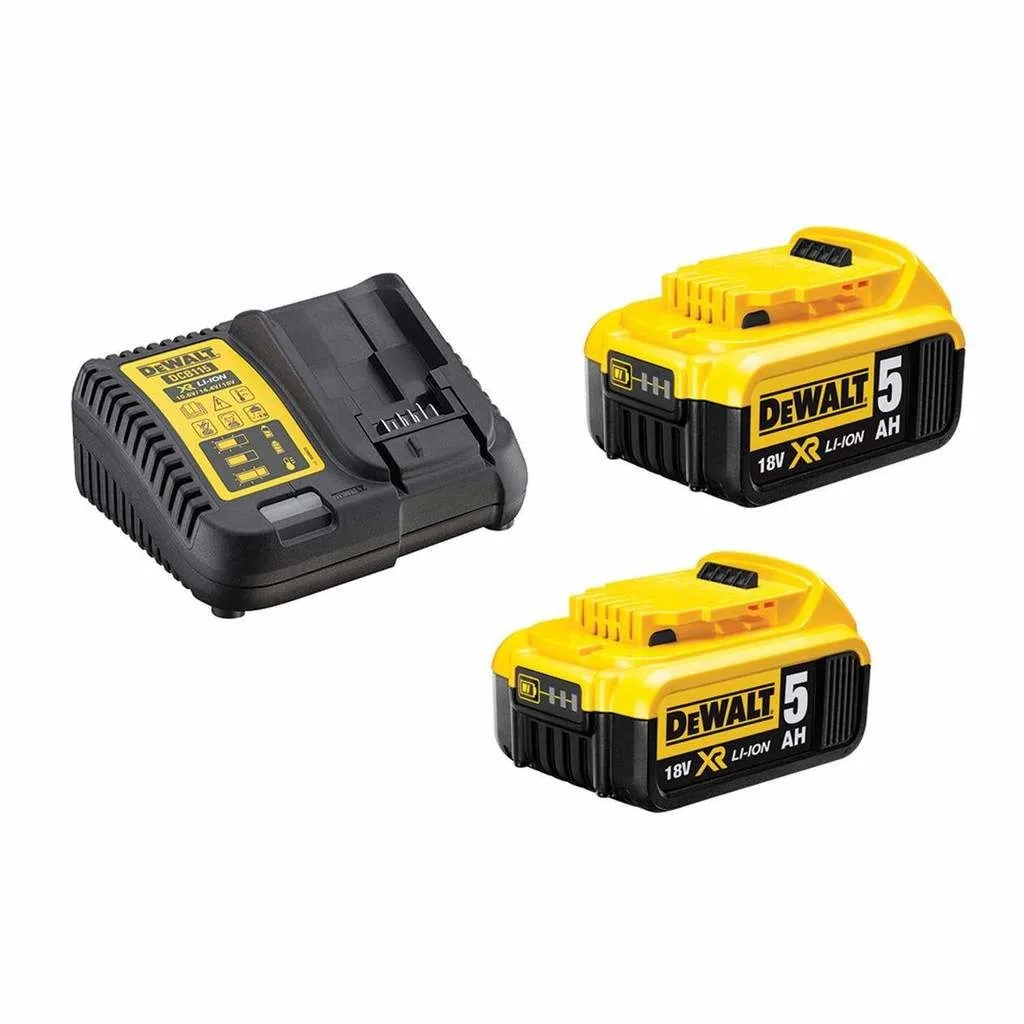 Încărcător DCB115P2 + 2 acumulatori