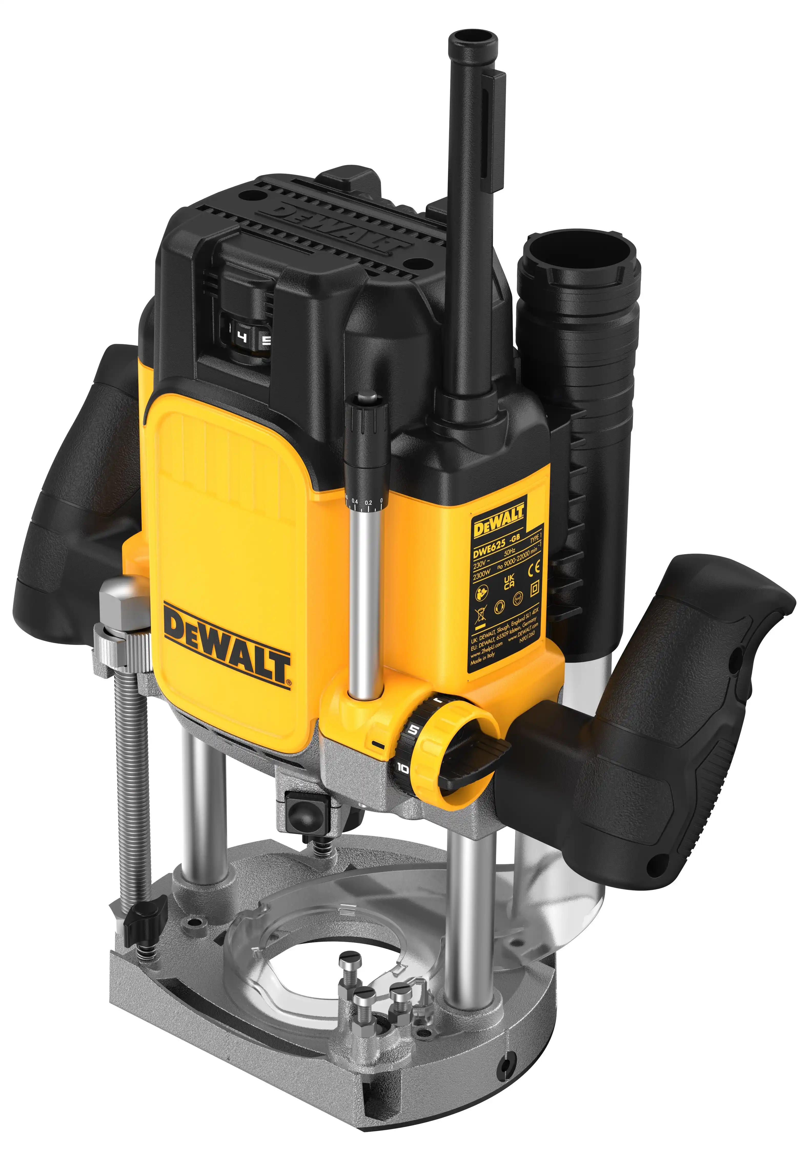 Фрезер двуручный DeWALT DWE625KT