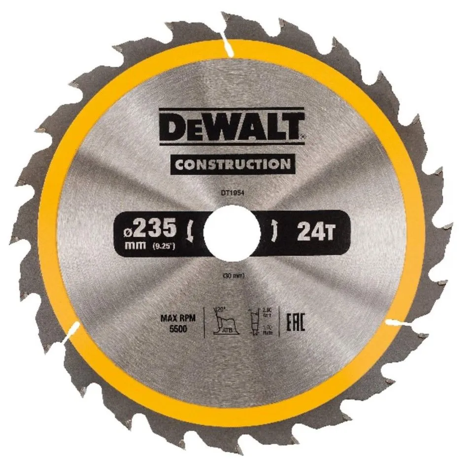 Cumpara  Panze fierastrau circular - Пильный диск DEWALT 235x30mm 24T DT1954..