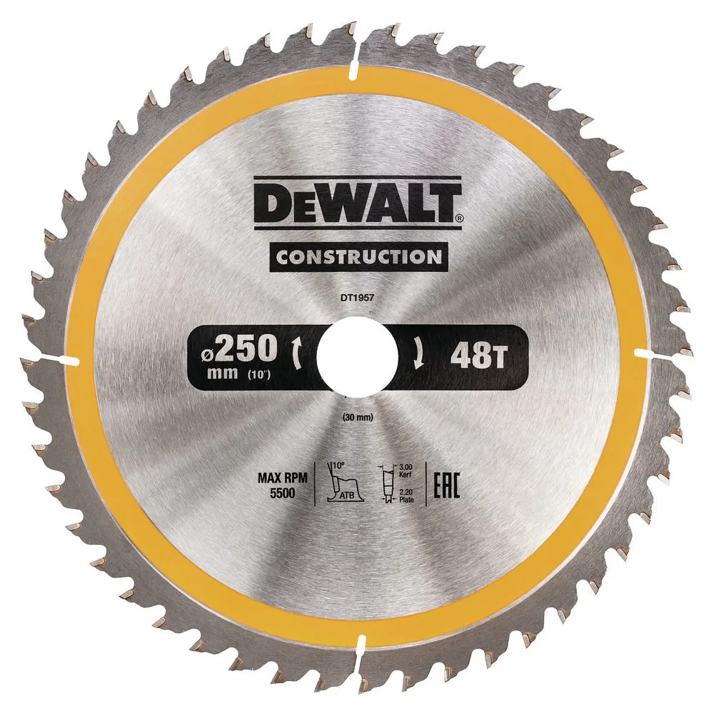 Cumpara  Panze fierastrau circular - Пильный диск DEWALT 250x30mm 48T DT1957..