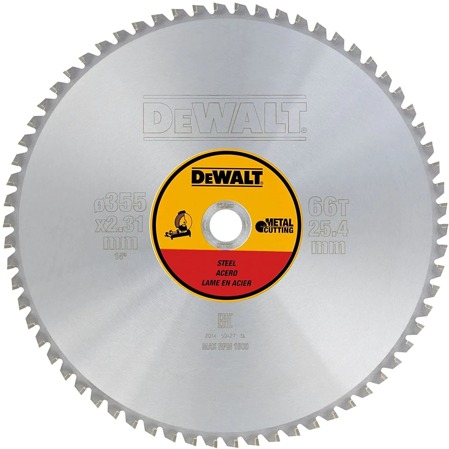 Cumpara  Panze fierastrau circular - Пильный диск DEWALT 355x25.4mm 66T DT1926..