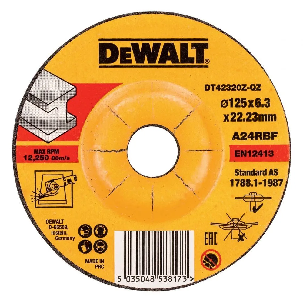 Cumpara  Discuri abrazive - Отрезной диск по металлу 125x6.3x22.23mm DT42..
