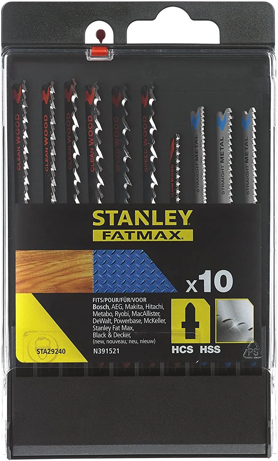 Cumpara  Pânze de tăiere - Набор пилок для лобзика Stanley Fatmax STA292..
