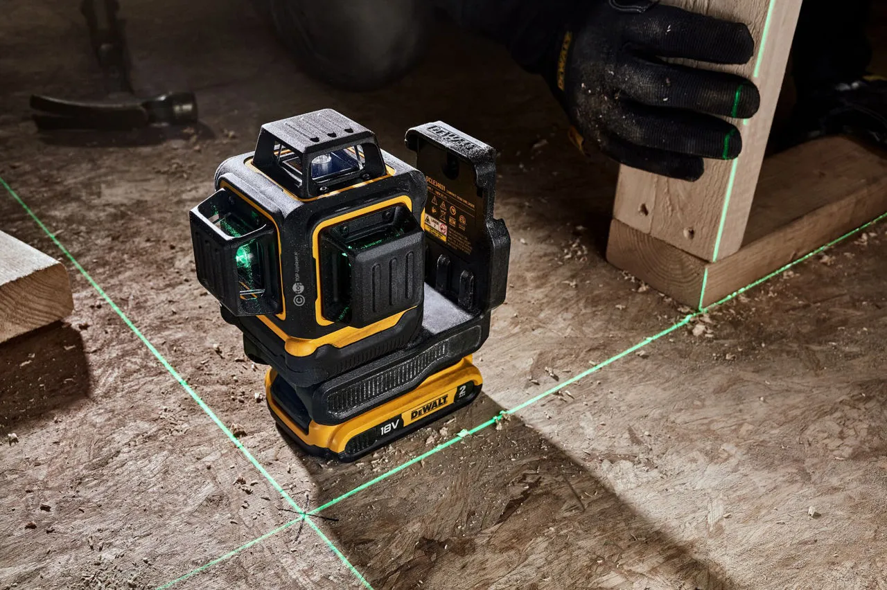 Laser verde DeWalt DCLE34031D1 18V XR compact 3x360°