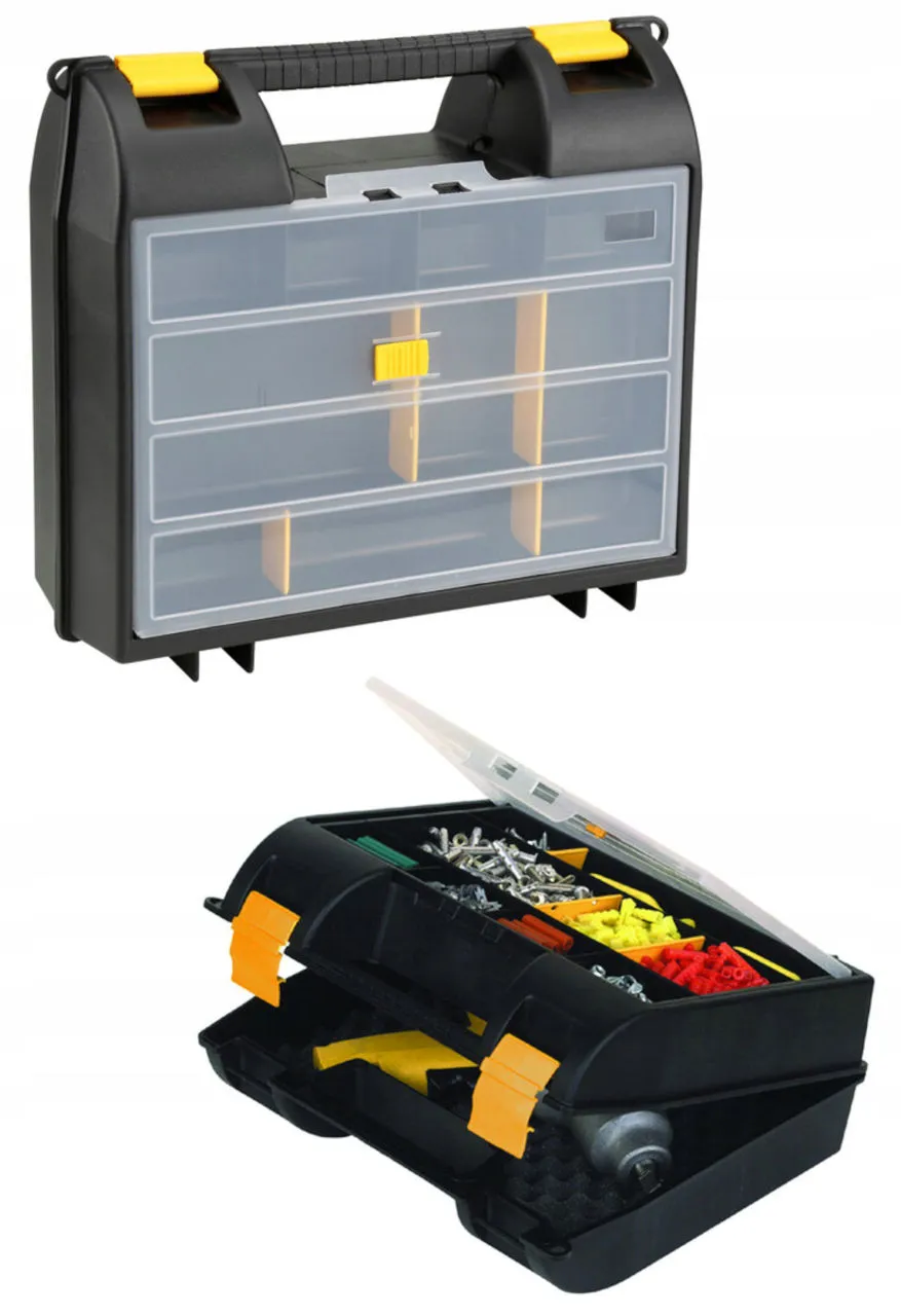 Box p/u scule electrice cu organizator in capac 1-92-734