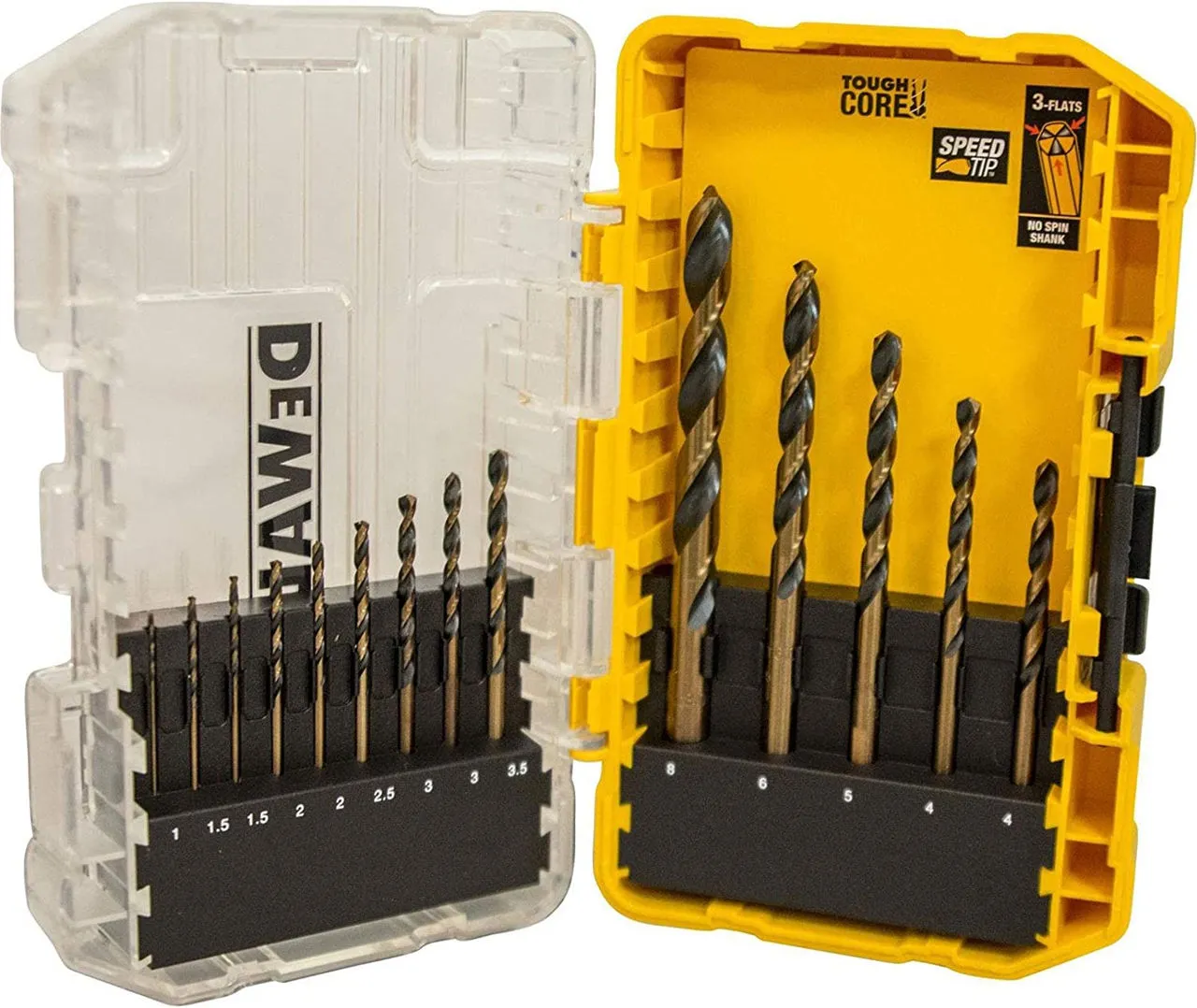 Set de burghie p/u metal Black&Gold DeWALT  14pcs DT70727-QZ
