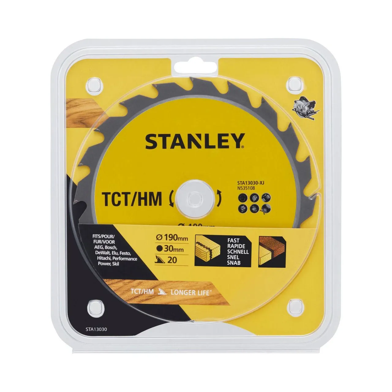 Discul de tăiere TCT 190x30x20T STA13030-XJ