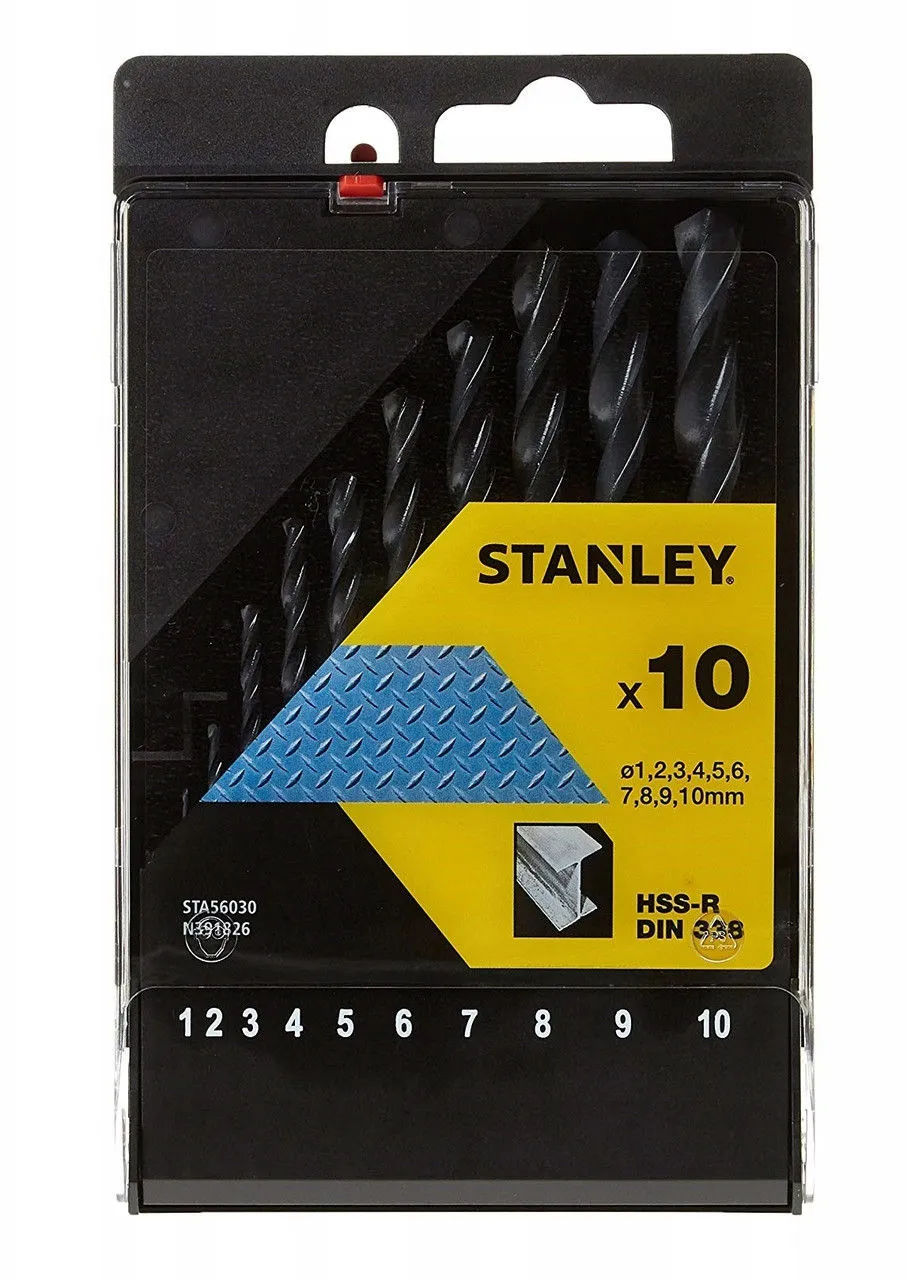 Set burgie metal 10buc 1-10mm STA56030