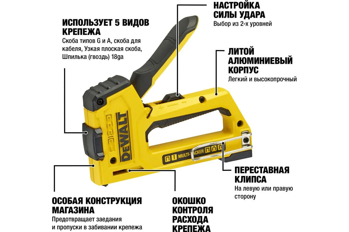 Capsator manual Dewalt DWHT0-TR510