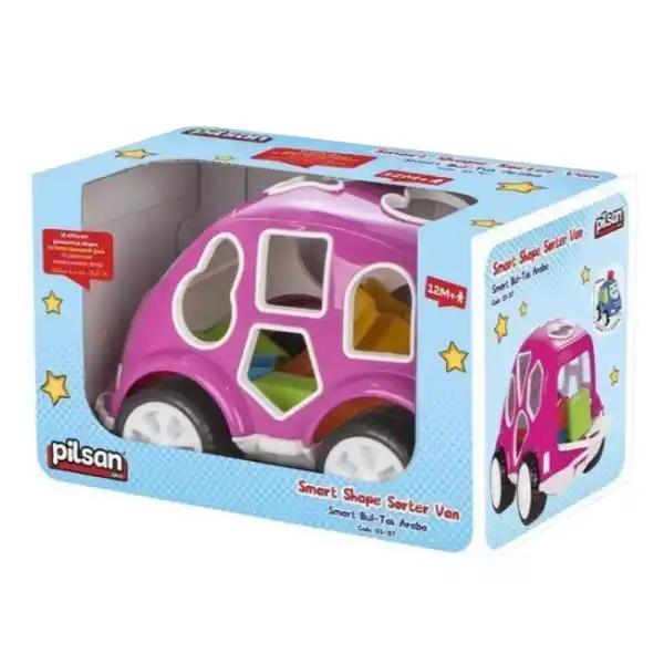 Машина - сортер с геометрическими фигурами, (асс.)