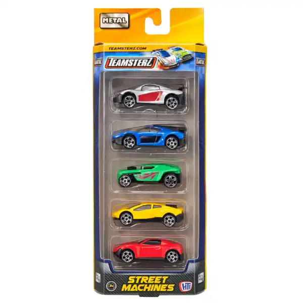 Набор из 5 машинок Teamsterz Street Machines Die-Cast, (асс.)