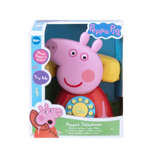 Телефон в форме «Свинки Пеппы»