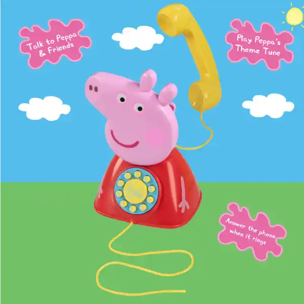 Телефон в форме «Свинки Пеппы»