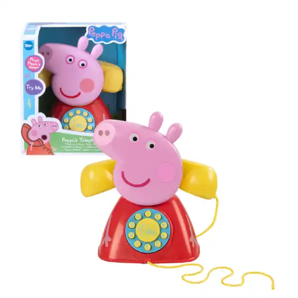 Телефон в форме «Свинки Пеппы»