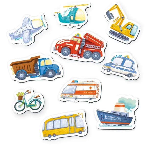 Tipuri de transport magnetice, 10 elem.