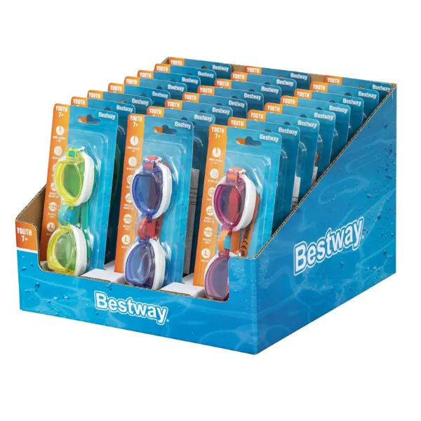 Купить  Спорт и отдых - Bestway Очки для плавания, 3+, 3 цвета..