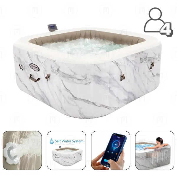 Cumpara  Jacuzzi spa - INTEX Надувной СПА джакузи “Calacatta Dual Zo..