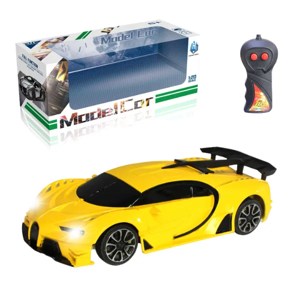 1:24 Mașină Radio-Control: cu două direcții și lumină (3 culori)