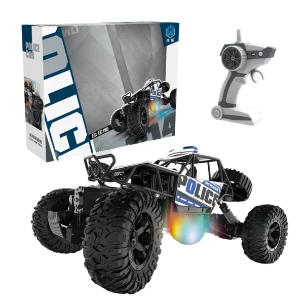 1:14 Mașină Radio-Control: cu funcție de escaladare, lumini, USB, 2.4G și acumulator (2 culori)
