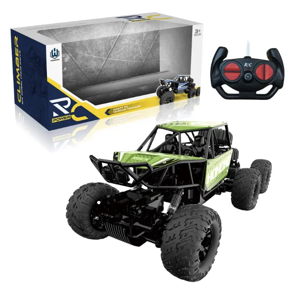 1:18 Mașină Radio-Control: cu funcție de escaladare, lumină și USB, (3 culori)
