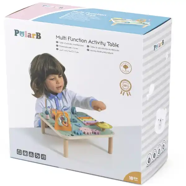 Развивающий столик с металлическим ксилофоном и гонгом