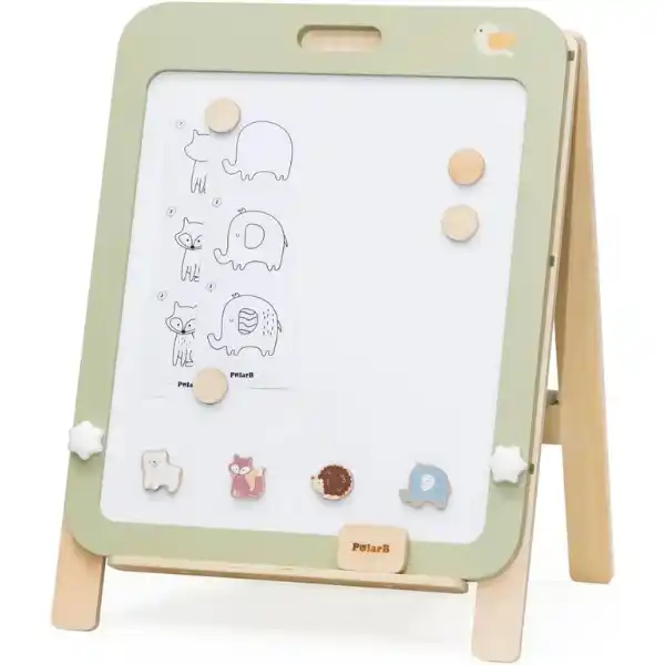 Деревянный двухсторонний мольберт