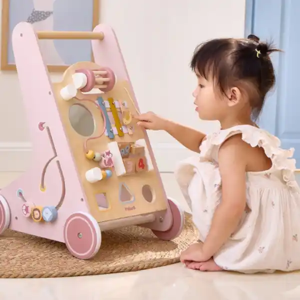 Каталка-ходунки c бизибордом