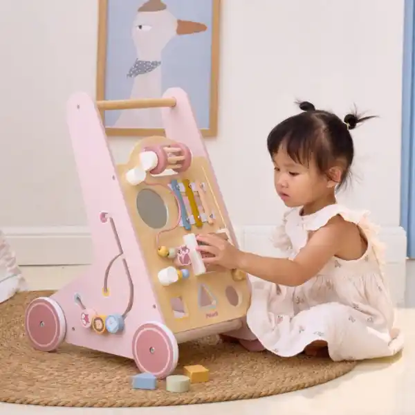 Каталка-ходунки c бизибордом