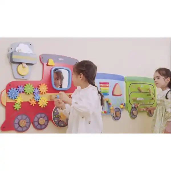 Бизиборд (настенный) "Паровоз"