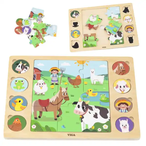 Puzzle din lemn 