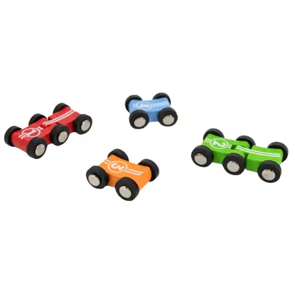 Гоночная трасса с двойной рампой и машинками