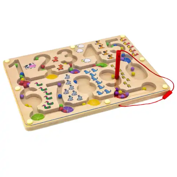 Магнитный лабиринт "Счёт и сортировка по цветам"