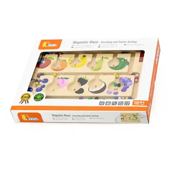 Магнитный лабиринт "Счёт и сортировка по цветам"