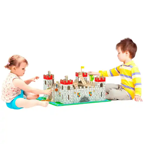 Setul de joacă din lemn 