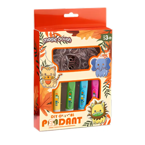 Set creativ pentru crearea brelocurilor fără lipici cu animăluțe